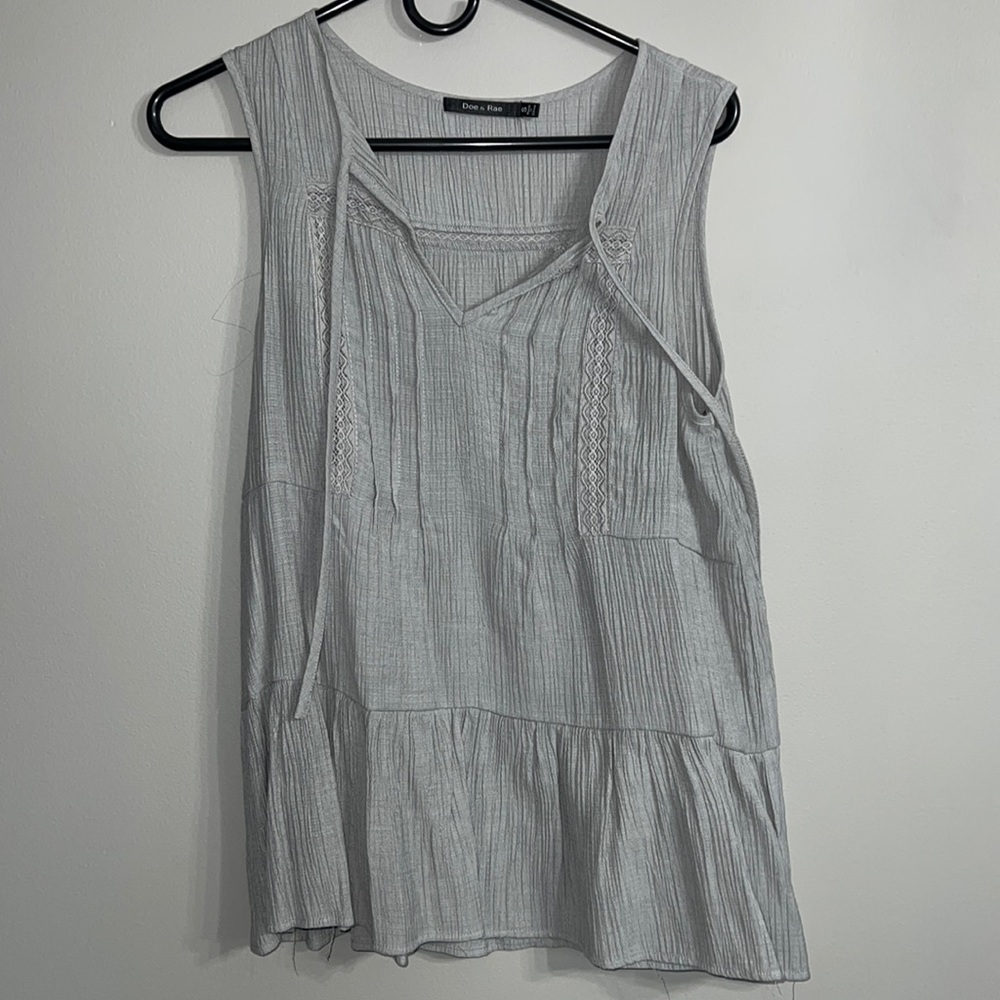 Cute sleeveless boho top